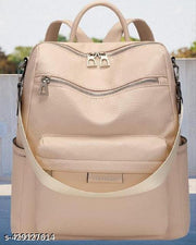 MomsyStore Women Leather Backpacks For Daily Travel Daypacks
