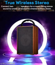 Portable Wireless Speaker with High-Capacity Lithium-Ion Battery
