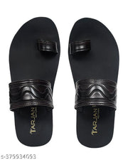 NA KHAN ENTERPRISES Casual Slipper Black/ Flip Flops For Man