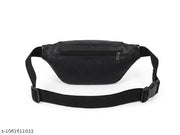Unisex Leatherette Waist Bag for Men & Women