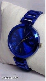 New Fancy Solid Dial Attractive Metal Chain  Analog Watch for Women