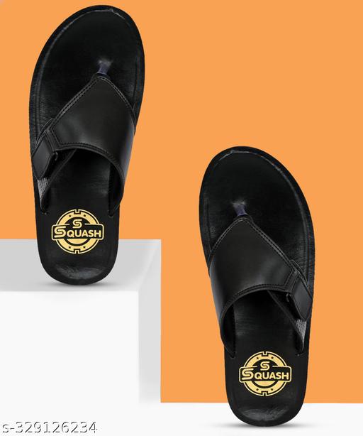 SQUASH EXTRA COMFORT MEN CASUAL STYLISH PU  FLIPFLOPS