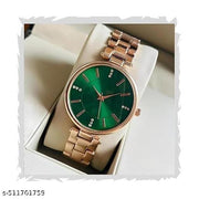 Premium Luxury Rose Gold Women's Wristwatch with Blue Dial | Stylish Analog Bracelet Watch for Girls & Ladies | Elegant Party Wear & Casual Fashion Timepiece