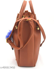 Elegantt Tan Color Women Handbag