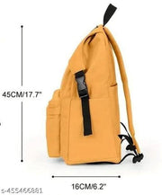 Muchova Latest Fashion Yellow Colour Casual Stylish Antic Design College Girls Bag School Backpack(Women Backpack Girl Bag Anti Theft Backpack For Girl)