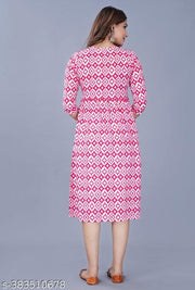 New Printed zic zag Women kurta