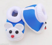 Tarun Child Care Baby Booties Baby Shoes for Any Occasions, Festive-0 to 10 Months Unisex-Multicolor (Pack of 3)