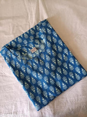 Beautiful Blue Booti Kurti – Comfortable Cotton for Daily Use