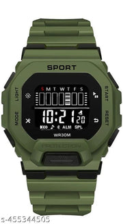 Dark Green colour sports watch for  men & women 75