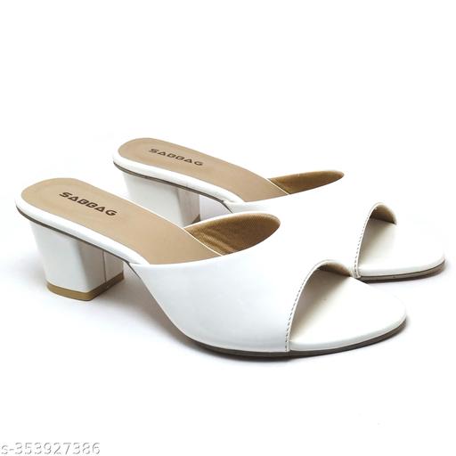Orally Casual Block Heel Slipper For Women And Girl