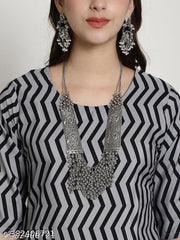 Polyster/Crepe fabric-Kurti For Women