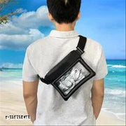 Waterproof Pouch Dry Bag with Strap: Keep Your Valuables Safe and Dry (Dark Black)