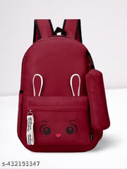School Bag |School Backpack College Backpack Travel Backpack Office Backpack Multipurpose Backpack Picnic Bag for Women & Girls-Maroon
