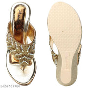 Albela Women's Trendy Partywear & Bridal Wedge Heel Sandal