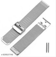 22 mm Genuine Leather Watch Strap  (Dark cherry)