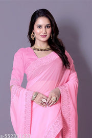 Diamond work Traditional Fancy Saree