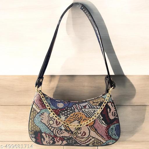 Eco-Friendly Jute Shoulder Bag for Women – Stylish & Spacious Handbag