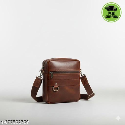 Stylish & Compact Men's Sling Bag with Adjustable Strap
