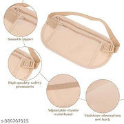 Sunesh Creation Waterproof Invisible Waist Bag Travel Belt for Running,Cycling & Gym Fanny Pack For Men & Women