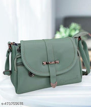 Magnifique Green Sling Bag - Sleek, Stylish, and Functional
