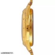 GO Gold Dial Watch For Men Gold  watches