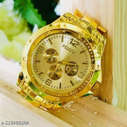Rosra Golden Analog Watch For Men