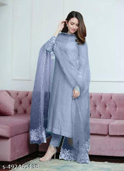 Kurta With Dupatta And Bottomwear
