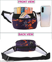 NICE PURSE Multicolor/White Waist Bag,Chest Bag,Fanny Bag,Fanny Pack Waist bag/Chest bag/Fanny Bag(5 Zipper)