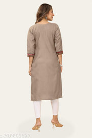stylelist kurti with embroidered work