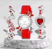 NEW FANCY WOMEN WRIST WATCH WITH BRECELETE