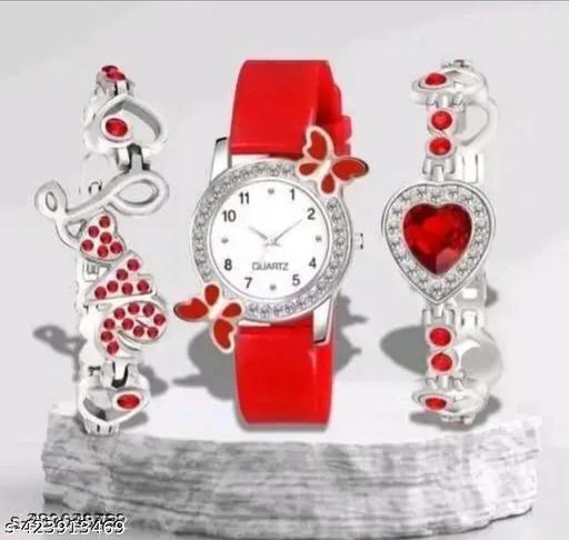 NEW FANCY WOMEN WRIST WATCH WITH BRECELETE