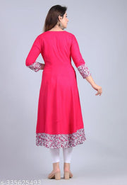 Anarkali High Demand trendy Rayon Gown  Kurtis