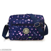 MOMISY Women Mobile Messenger Bag Ladies Casual Nylon Shoulder Small Cross Body Long Strap Purse for Travelling, Work
