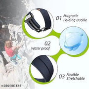 22MM SiliconeStrap with Folding Magnetic Lock Compatible with Watch 3 45mm/ Watch 46mm/Gear S3 Classic/Frontier Compatible All 22MM Watches(Only Strap)
