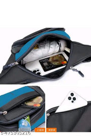 Mithras Polyester Waist Bag for Men,Women/Fanny Pack for Hiking Travel Camping Running Sports Outdoors/Money Belt with Adjustable Strap