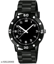 BEST QUALITY BEST PRICE Classy Analogue Black Dial Tranding Pu Belt Watches For Men Boys