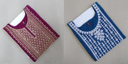 Women Ethnic Wear Rayon Embroidery Gala Kurti, Size -S, M, L, XL, XXL, 2XL, New Design & Fashionable Kurti, Pack of 2 (Combo of 2)