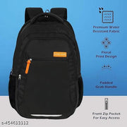 Hyper Adam School Bags for Girls College Backpack Coaching Bag School Backpack Tuition Bag Waterproof School Bag (Black, 36 L)