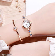 Men and Women Couple Watch Combo Men Womens Watch - for Couple Wrist Causul Watch - For Boys & Girls