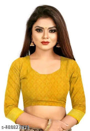 Trending cotton sarees with blouse 399