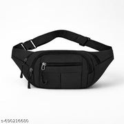 Waist Bag fanny pack bum bag travel passport holder chest bag phone money holder Waist Bag fanny pack bum bag travel passport holder chest bag phone money holder (Black)