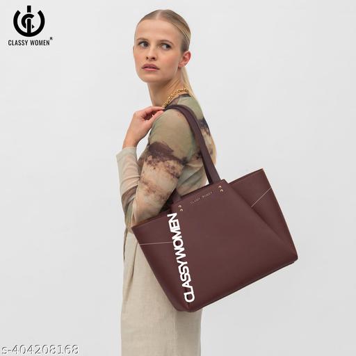 Stylish Woman Handbags | Ladies Purse | Handbag for Woman | Girls Handbag For Party(Coffee)