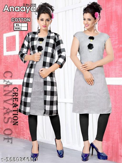 WOMAN COTTTAN KOTY STYLE KURTI