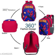 Myron 35L Spiderman printed backpack 1st/2nd/3rd/4th & 5th Class Light Weight Beautiful for Boys & Girls Waterproof School Bag