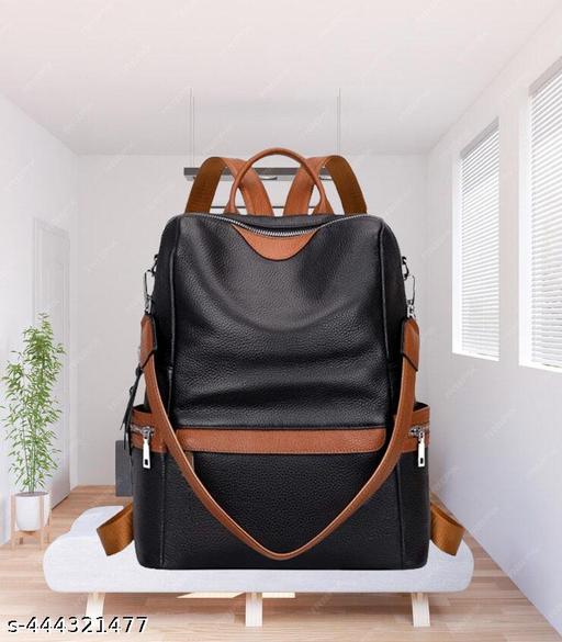 Bohobuzz Backpack Purse for Women Convertible Travel Vintage PU Leather Bag(Backpack,bag,backpack for women women bag fashion,stylish)