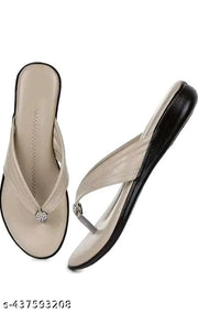 J A & SONS  Women's Stylish Casual Flat Slippers Nice Looking