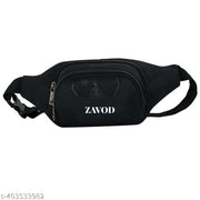 Waist Bag for Men and Women  Waist Bag for Hiking Travel Camping Running  With Adjustable Strap Water Resistant Polyester  Belt for Phone  Passport Wallet ( Pack Of 2 ) waist bag for men and women