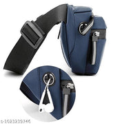 Waist Bag for Men & Women | Water-Resistant Crossbody Sling Fanny Pack with Dual Zipper Compartments & Adjustable Strap for Travel & Daily Use