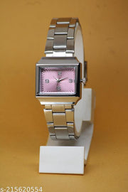 Attractive Solid Designer Stainless Steel Belt Analog Watches for Women