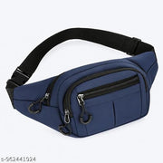Waist Bag – Large Crossbody Fanny Pack for Men & Women Waist bag  (Blue))